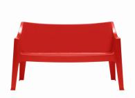 Дизайнерски диван червен